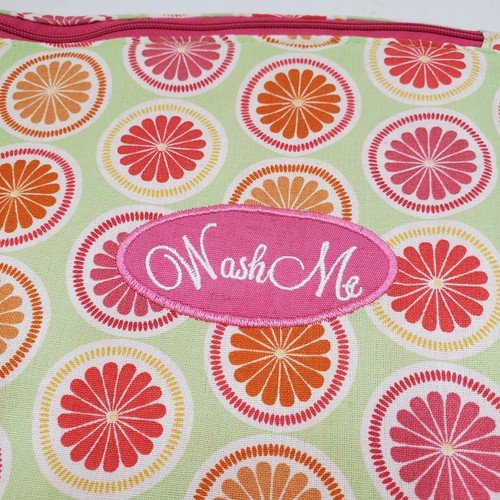 Lingerie Travel Bag XL Wash / Wear Zippered Sections Snap Shut Expandable