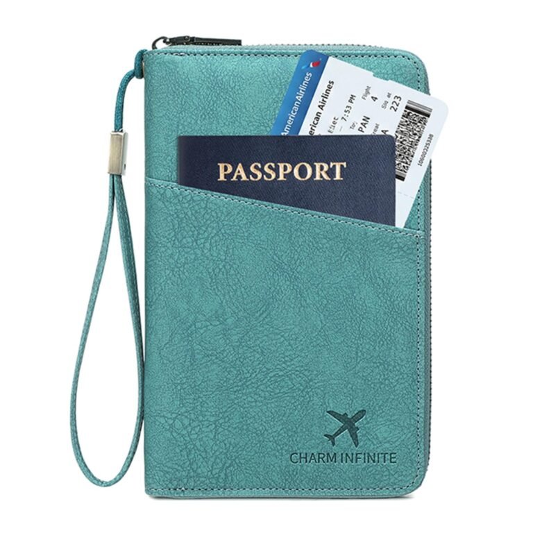 Family Passport Holder for Travel Women and Men RFID Blocking Passport Holder…