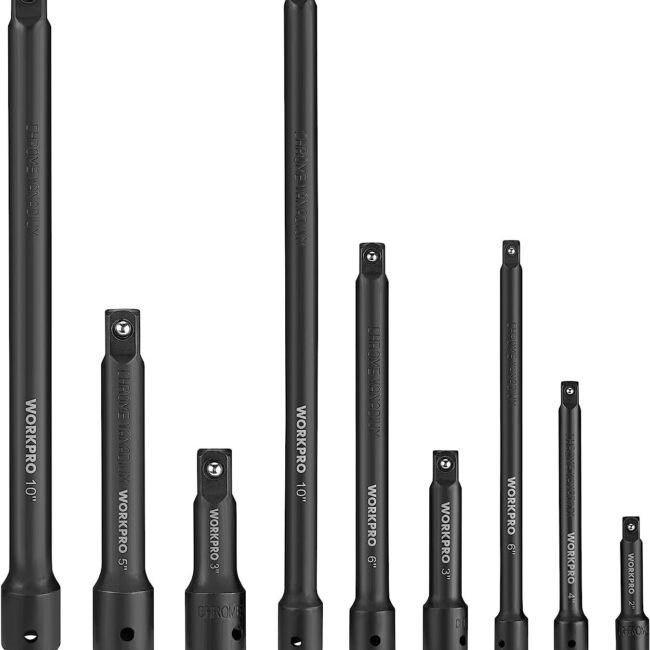 WORKPRO Impact Driver Extension Bar Set 18-Piece/9PCS Drive Socket Extension
