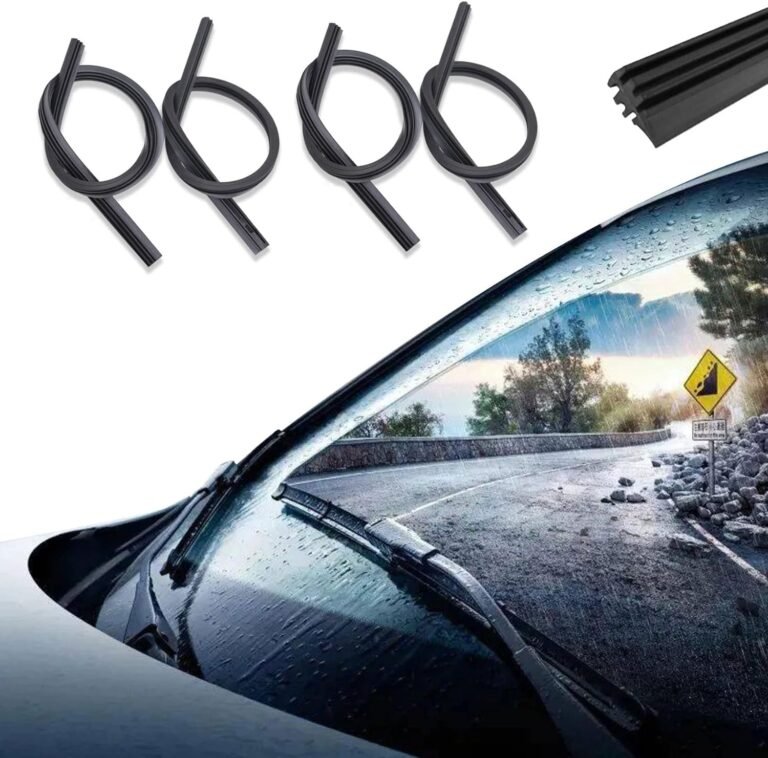4PCS 28″ Silicone Windshield Wiper Blade Refills Frameless Universal Fit
