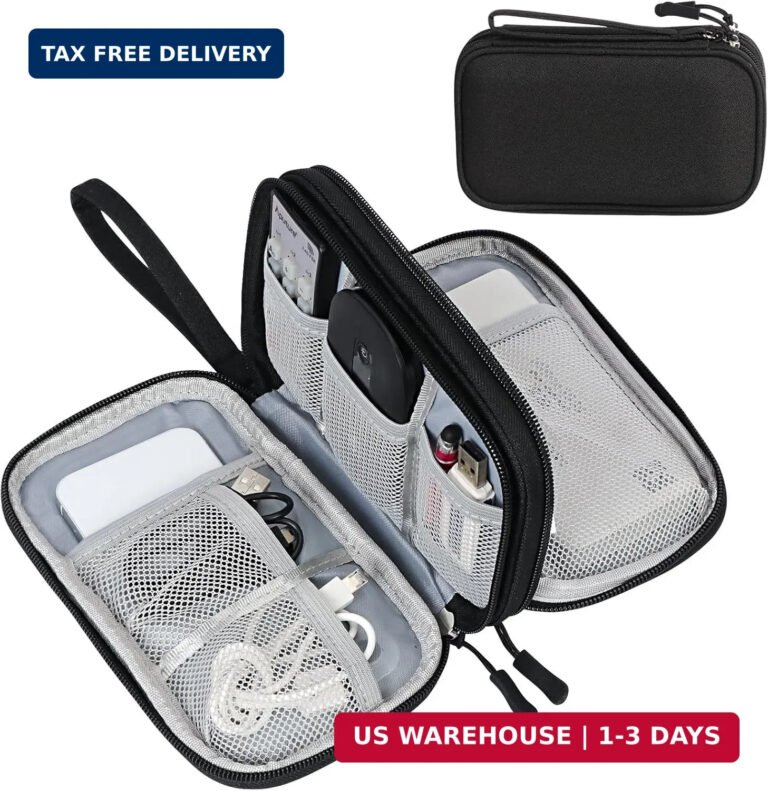 Electronic Organizer, Travel Cable Organizer Bag Pouch Electronic Accessorie