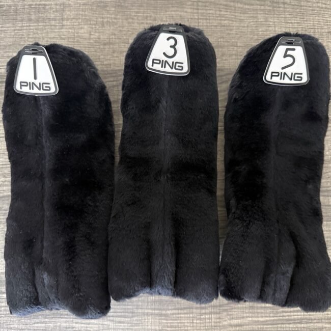 Ping Karsten Plush Fuzzy Golf Club Headcover 1, 3, & 5