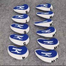 11pcs MIZUNO Blue Color Golf Iron HeadCover 10 pcs Set Head Covers Neoprene US