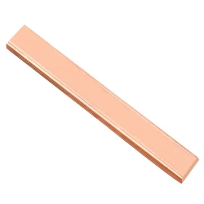 Versatile 2mm x 10mm Copper Flat Bar - 99.9% Pure Copper, Smooth Surface Finish