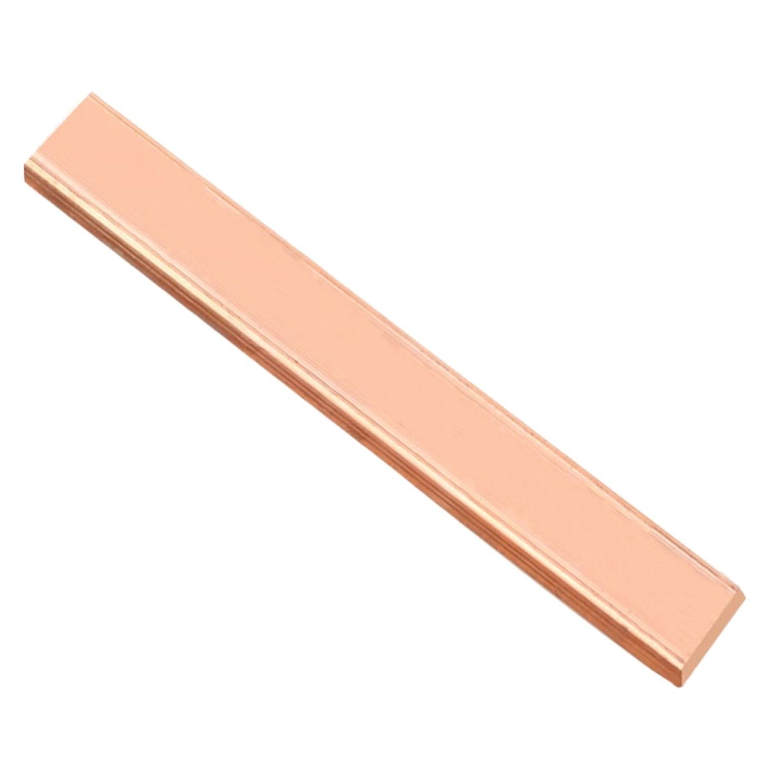 Versatile 2mm x 10mm Copper Flat Bar - 99.9% Pure Copper, Smooth Surface Finish