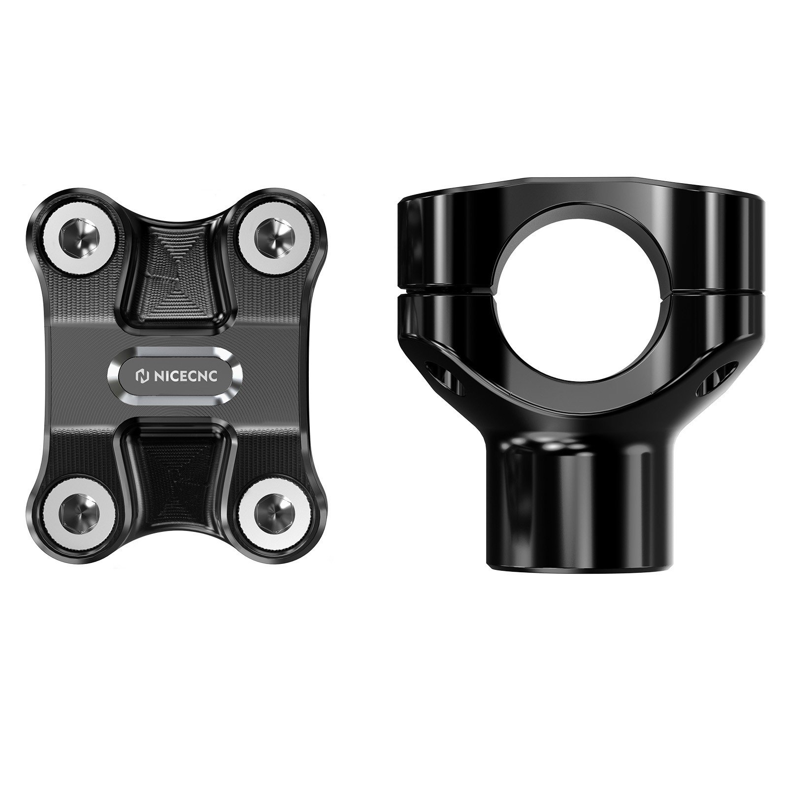 2" Height Handlebar Risers 1.25" Bar For Harley Dyna Street Bob FXDB/FXDBP/FXDBI