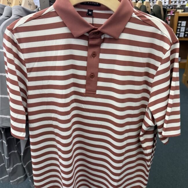 Asher Golf Polo - Sailor Rust - Men Size Large Were $85