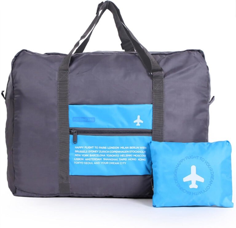 Travel Bag Airlines Personal Item Bag 18x14x8 Foldable Travel Duffel Bag