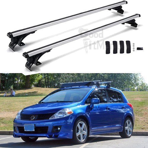 For Nissan Versa 2007-2024 48" Car Roof Rack Top Cross Bar Luggage Carrier+Lock
