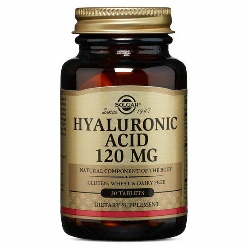 SOLGAR Collagen Hyaluronic Acid Complex 30 Tablets Exp 11/2026