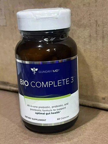 Gundry MD Bio Complete 3 Supplement 60 Capsule Optimal Gut Health FREE-SHIPPING