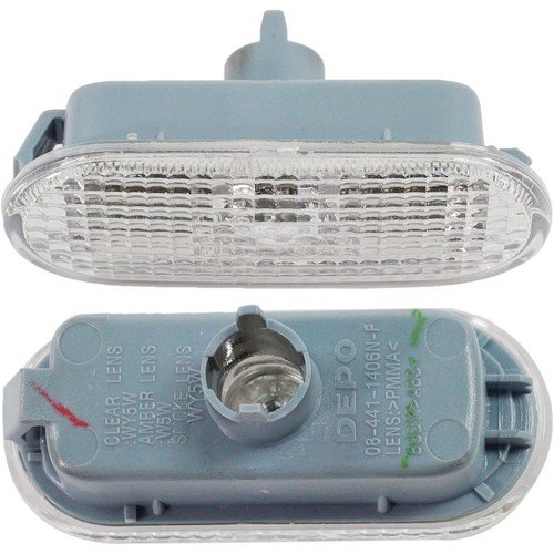 Marker Signal Blinker Corner Parking Light Lamp Pair Set for Golf Jetta Passat
