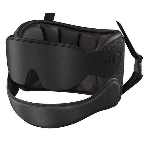 Travel Pillow for Airplane with Chin Strap, Head Support, Comfortable Neck Rest