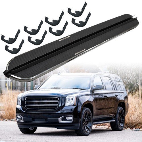 2PCS Fits For GMC Yukon 2015-2020 Side Steps Running Boards Nerf Bars 78in steel