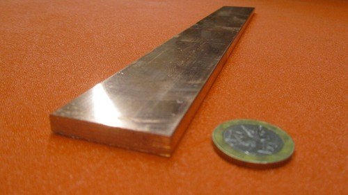110 Copper Bar H02 1/4" Thick x 1 1/2" Wide x 12 Inch Length