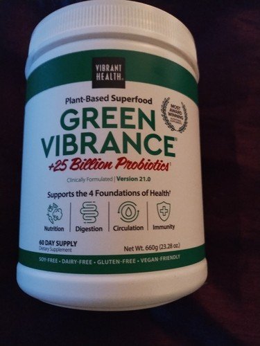 Vibrant Health Green Vibrance 60 serving 23.83 oz Powder  Exp 4/2027 🆕