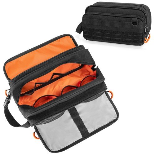 Tactical Travel Toiletry Bag for Men, Dopp Kit Shaving Organizer, Waterproof