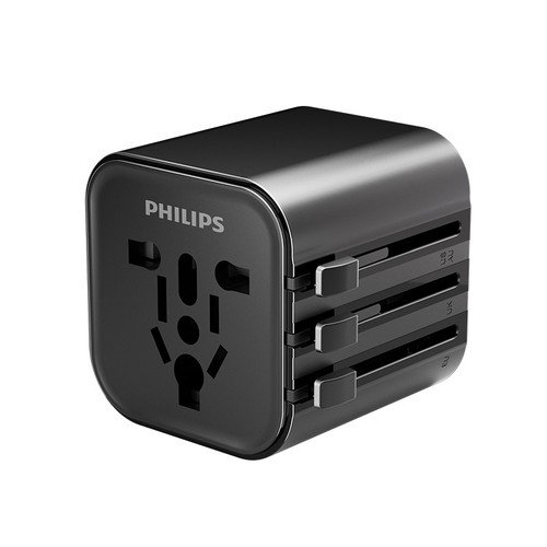 Philips Universal Travel Adapter Worldwide EU UK US AUS International Plugs
