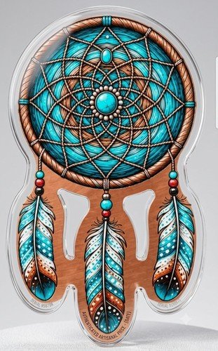 ​100g Dream Guardian Colorized .999 Fine Copper Art Bar In Display Box Presale
