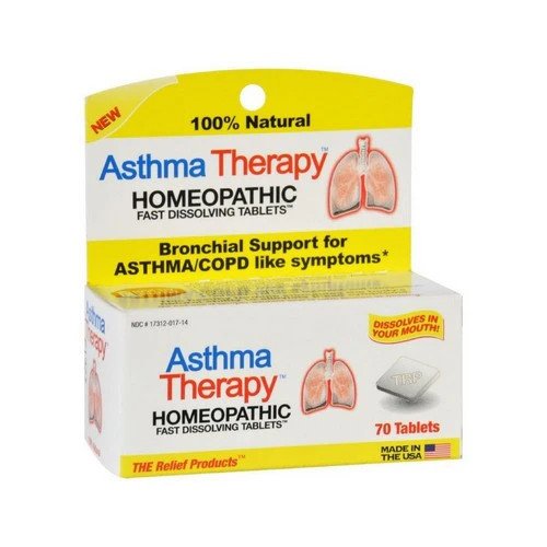 The Relief Products, Asthma Therapy Fast Dissolving Tablets Homeopathic, 70 tabs