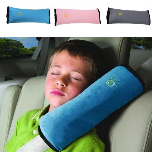 Kids Car Seat Belt Pillow Shoulder Cushion Pad Baby Toddler Travel Head Support