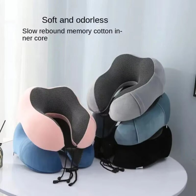 Memory Foam U Shaped Travel Pillow Neck Support Soft Head Rest Car Plane Cushion