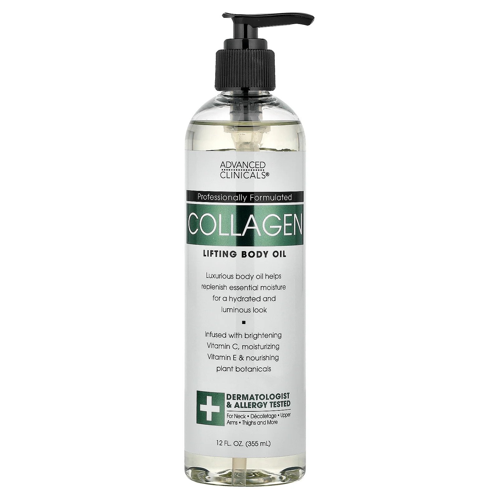 Collagen, Lifting Body Oil, 12 fl oz (355 ml)