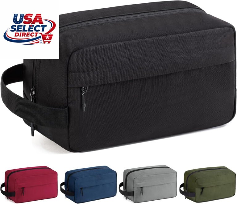 Travel Toiletry Bag for Men – Water Resistant Hanging Organizer