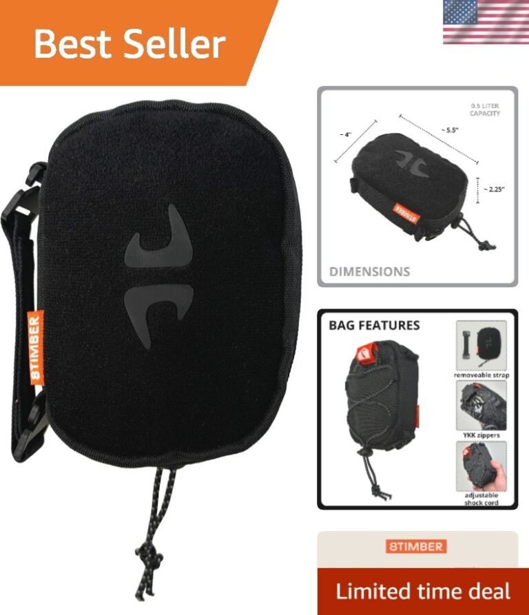 Durable 0.5L Organizer Bag with Reflective Cord – Ideal for Travel Essentials
