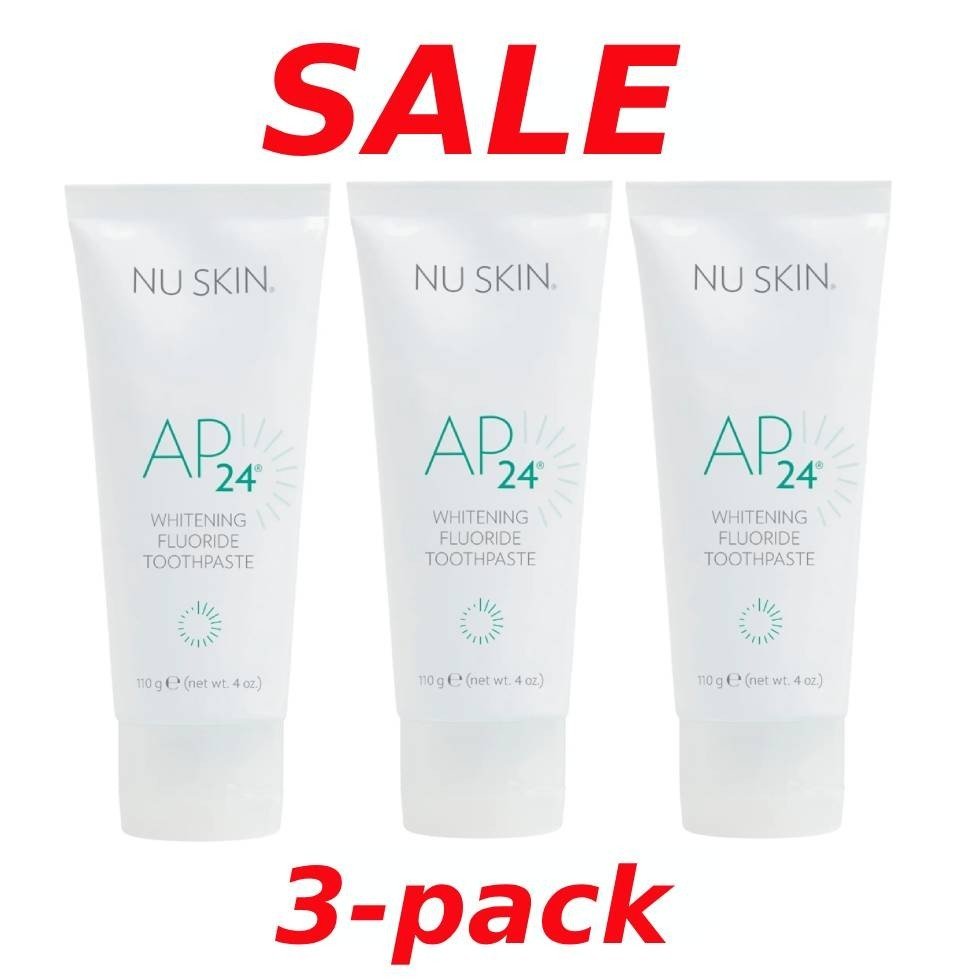 Nuskin Nu Skin AP24 Whitening Fluoride Toothpaste - 3 PACK - 11/2027