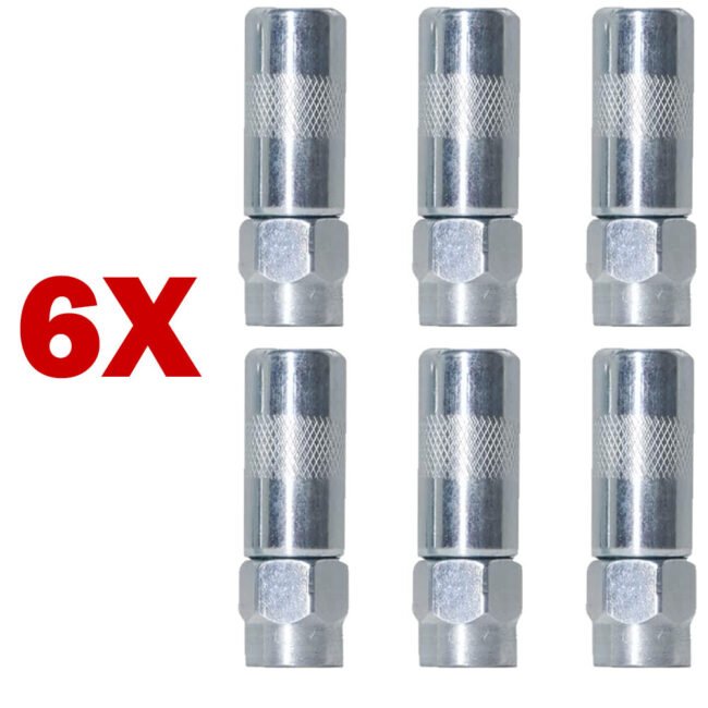 New For Dewalt Heavy Duty 1/8 In. Npt Grease Best Gun Coupler (3/6/9-pack)