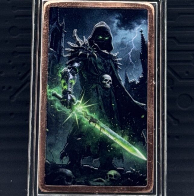 NEW!! 1 Oz .999 Fine Copper BLACK KNIGHT!