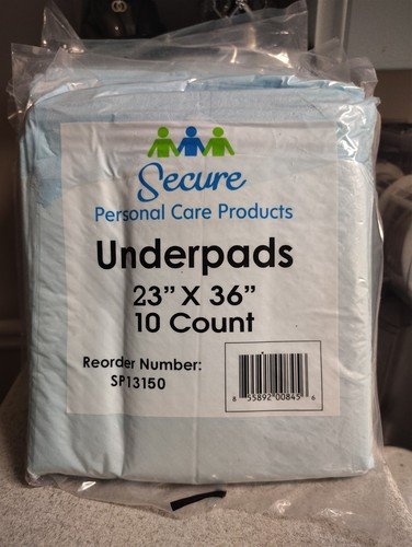 Secure Personal Care Products Underpass 23×36 10 Count