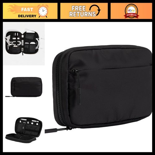 Travelite USB Accessory Travel Storage Bag 5 X 7 Folded – Black