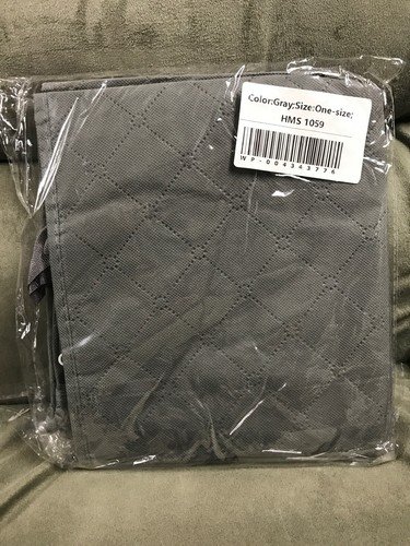Travel Or Storage Pillow Carriers. One Size. Gray