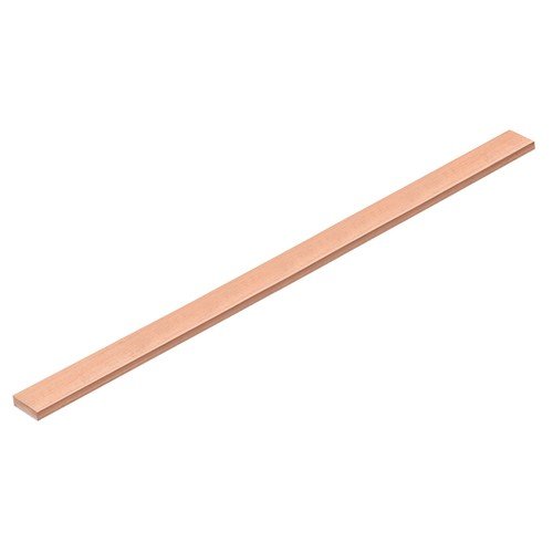Copper Flat Bar, 1/4" x 0.8" x 13'' C110 Solid Copper Bus Bar Stock