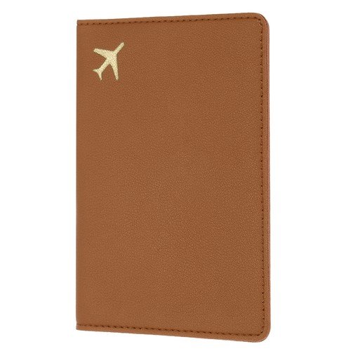 Passport Cover Holder Waterproof Passport Cover Brown