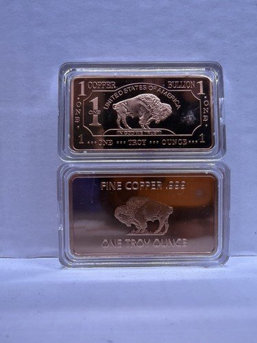 2 Troy Oz .999 Fine Copper