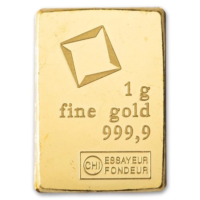 1 Gram Gold Bar .9999 Fine - Random Design, Brand Varies  24k.