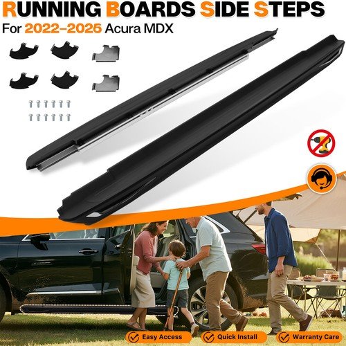 Running Boards For Acura MDX 2022 - 2026 Side Steps OE Style Nerf Bar Aluminum