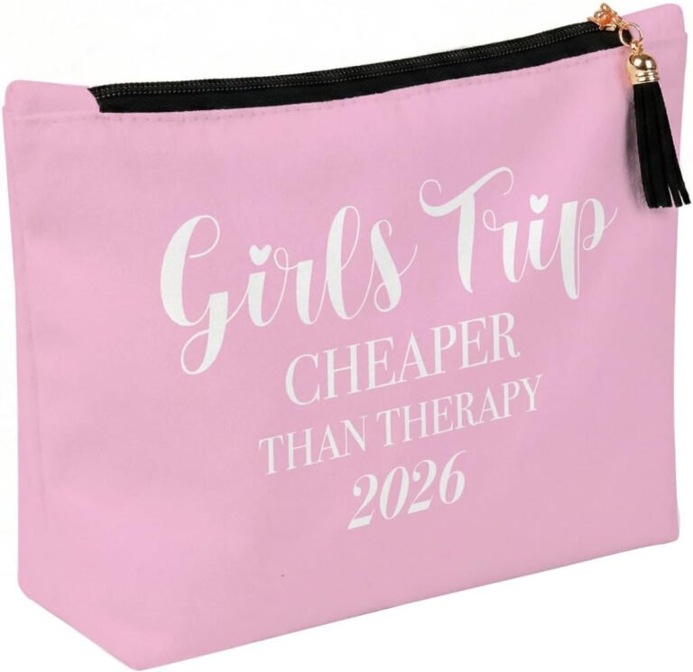 Pink Girls Trip Gifts Girls Weekend Gifts Make up Pouches Travel Make up Bag Mak