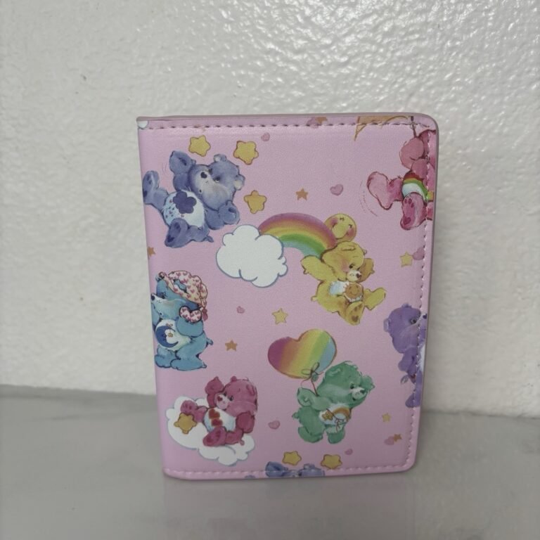 Passport Cover, Care Bears Nostalgia Gift Idea, Travel Holder, Cute Cartoon