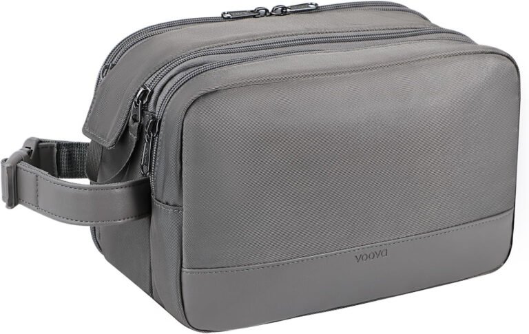 Voova Hanging Travel Toiletry Bag for Men and Women, Grey