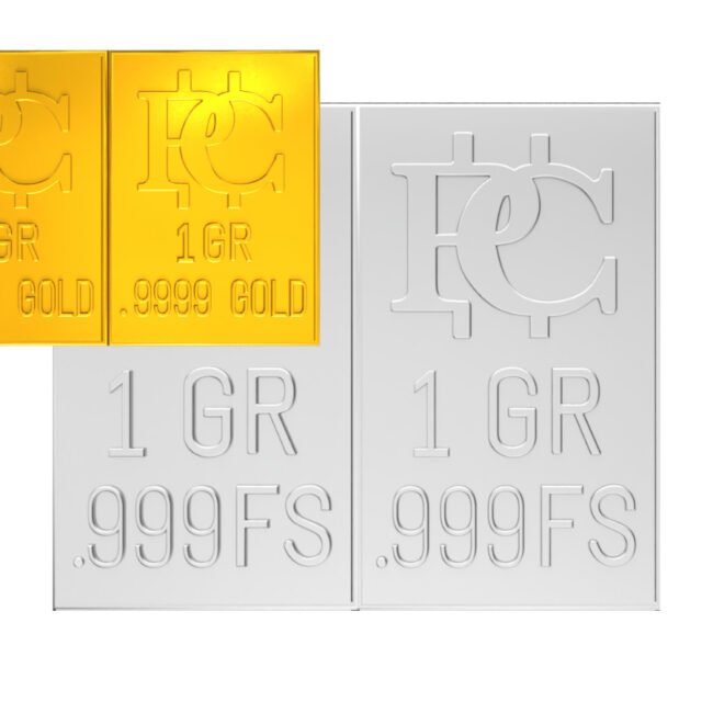 Economy Proof Investing Gold and Silver SNAP Bars .999 Silver .9999 Gold Bullion