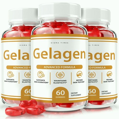 Gelagen Gummies, Premium Formula for Daily Beauty and Body Care - 3 Pack