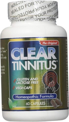 Clear Products Tinnitus – Homeopathic Formula 60 Caps Each (Pack of 3)