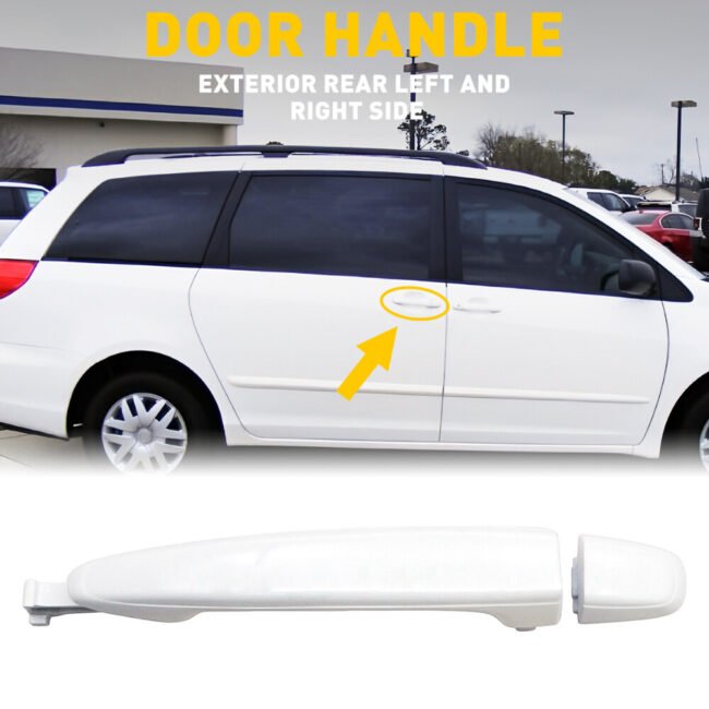 For 04-10 Toyota Sienna Outside Exterior Sliding Door Handle Left or Right Rear