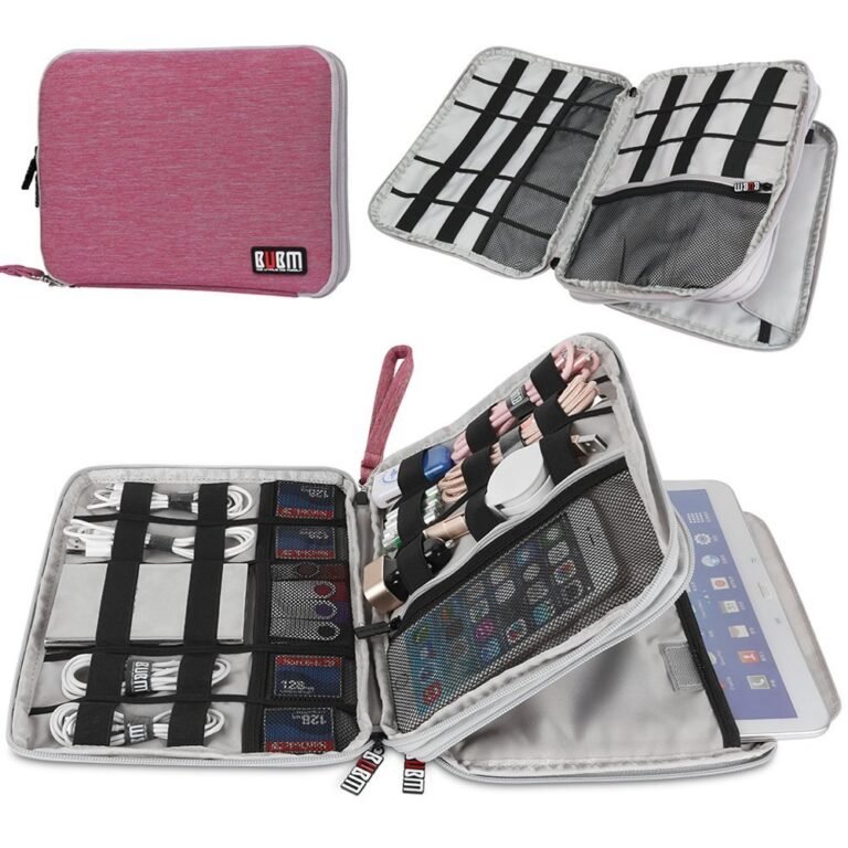 BUBM Universal Double Layer Travel Gear Organizer / Electronics Accessories Bag