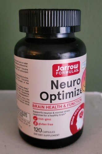 Jarrow Formulas Neuro Optimizer 120 Caps Brain health and function Best by FRESH