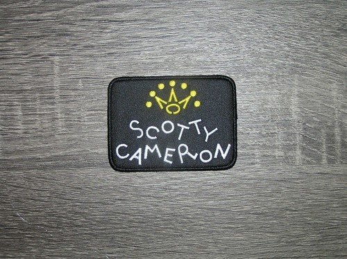 Pro Golf Black/Yellow/White Embroidered Iron On Patch 3.25" x 2.25"
